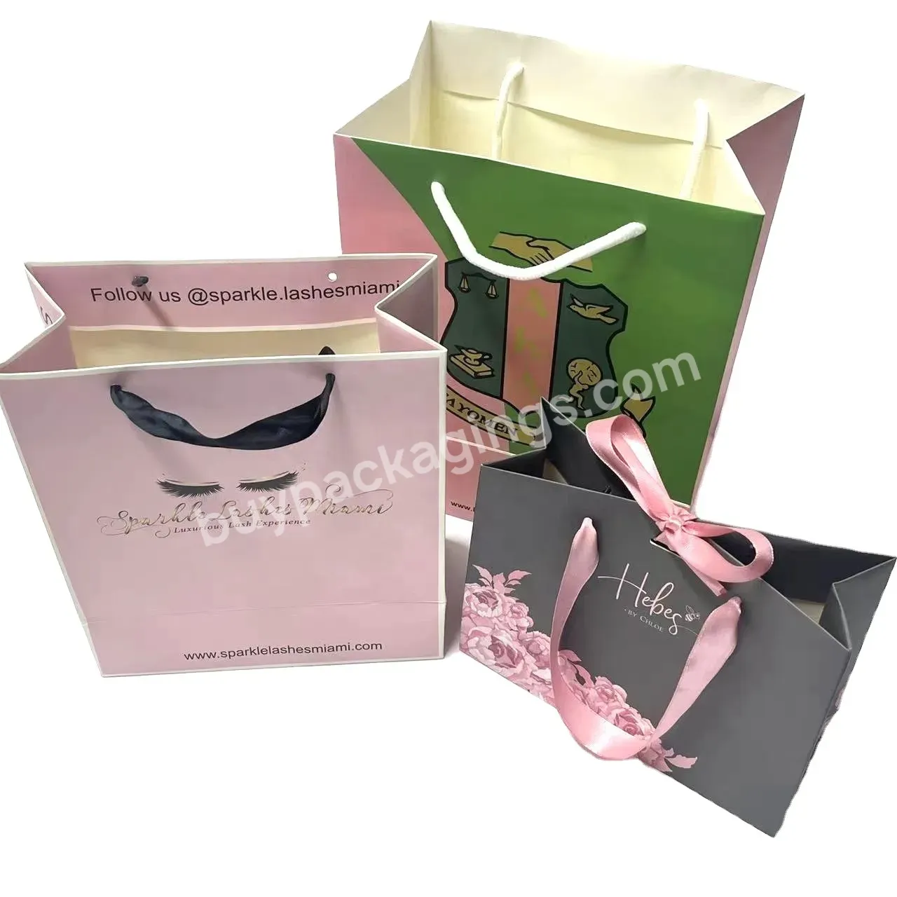 China Factory Price Small Moq Custom Free Sample Luxury Shopping Bag Paper Bags With Logo