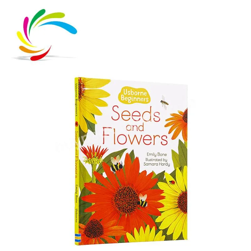 China factory printing full color low cost wholesale Bestseller Seeds and Flowers children educational stock book