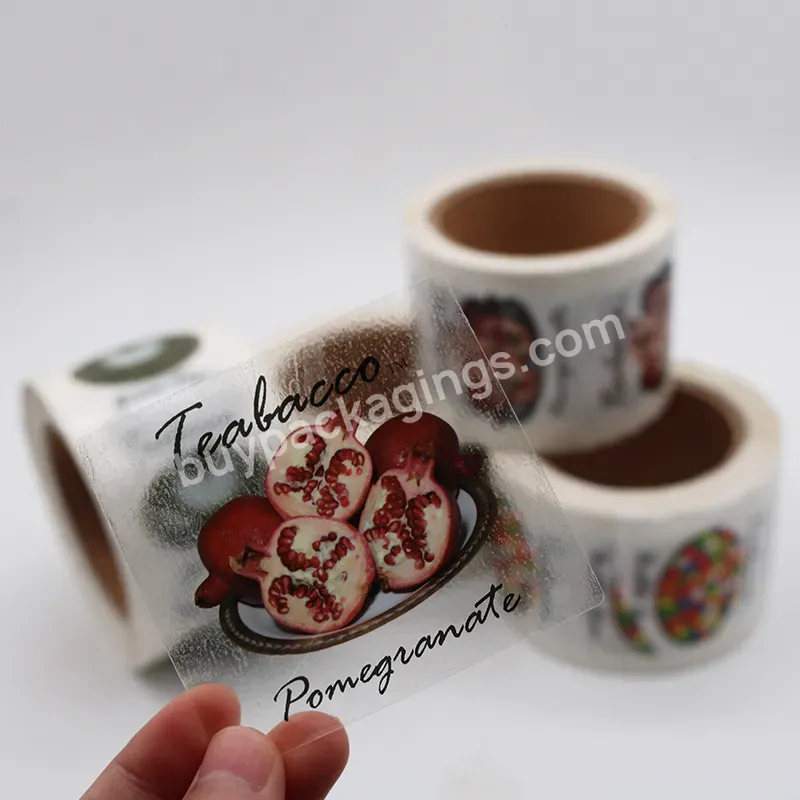 China Factory Professional Printing Pp Custom Transparent Sticker Label