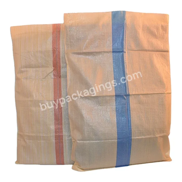 China Factory Supply Cheap 10 25 50kg Transparent Most Popular Laminated Pp Woven Sack