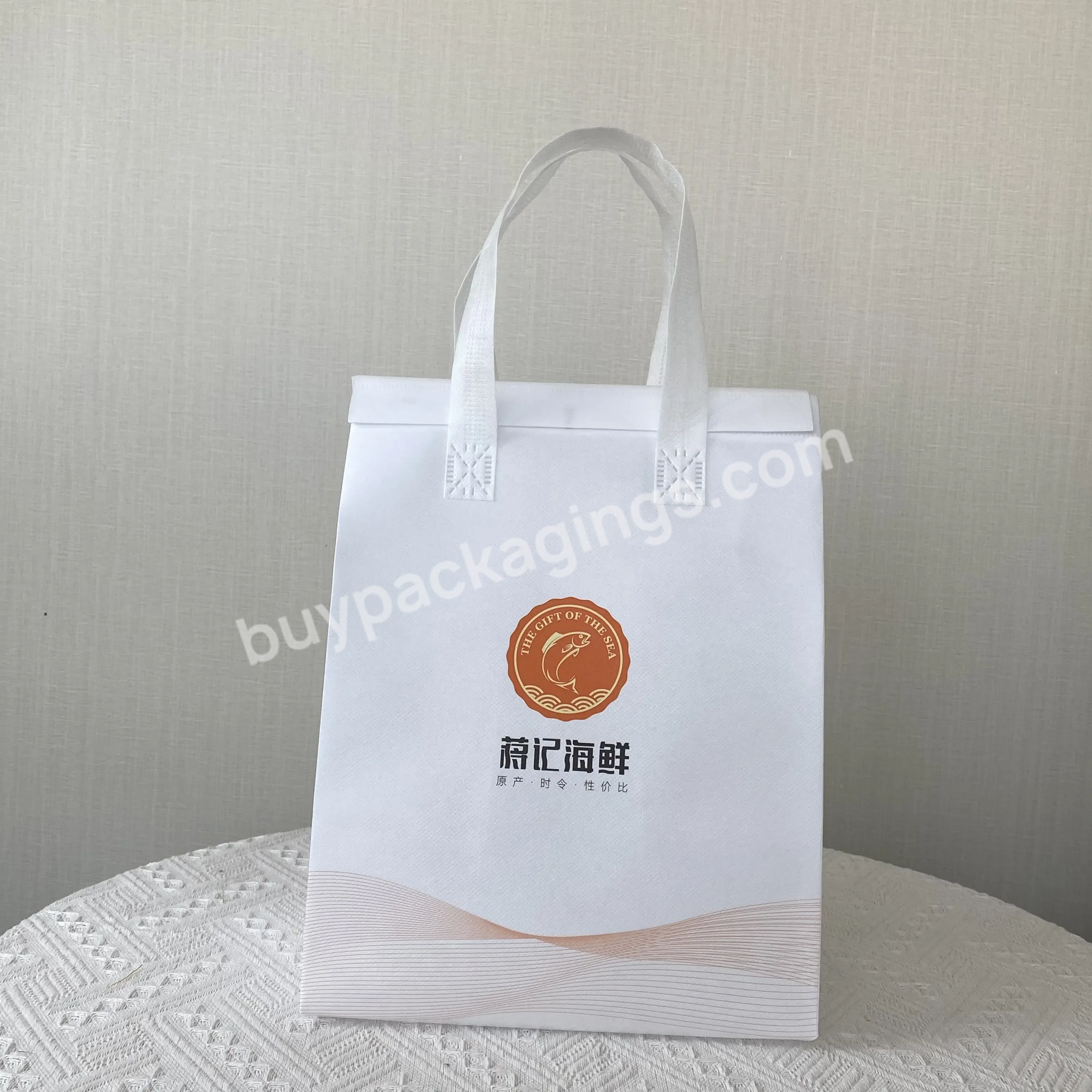 China Factory Waterproof Foldable Recycle Customized Affordable Thermal Insulation Cooler Bag For Food Packing - Buy Non Woven Insulation Bag,Insulation Bag For Food Takeaway,Leakproof Thermal Insulation Bag.