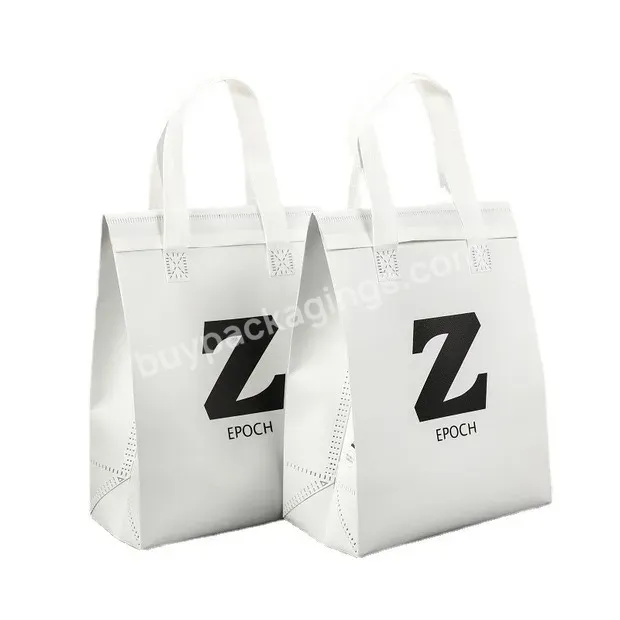 China Factory Waterproof Foldable Recycle Customized Printing Thermal Insulation Delivery Bag For Food Packing