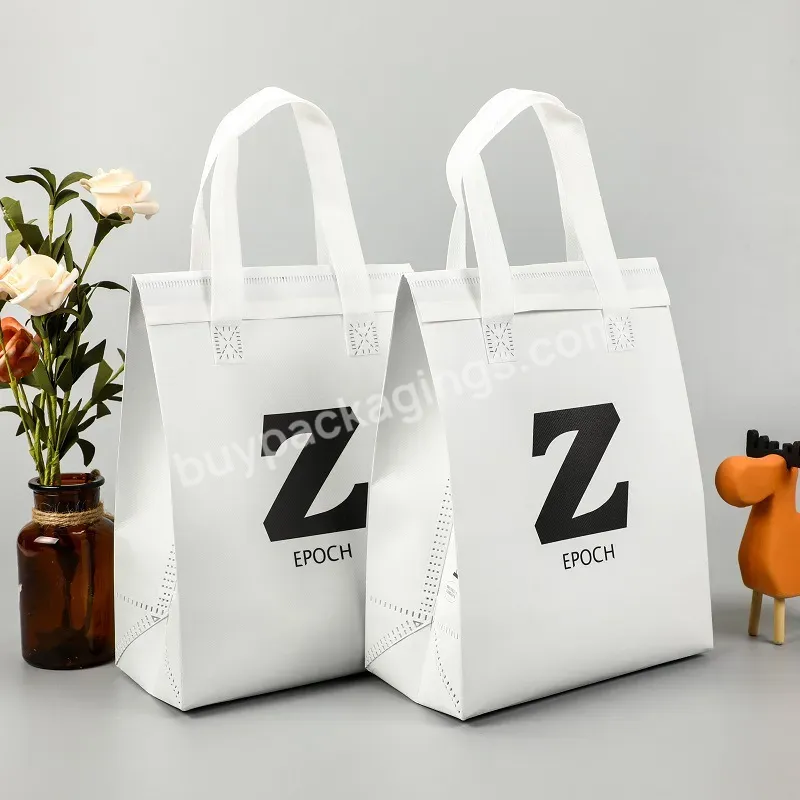 China Factory Waterproof Foldable Recycle Customized Printing Thermal Insulation Delivery Bag For Food Packing