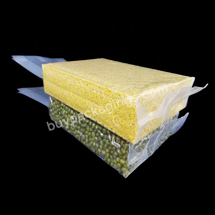 China Factory Wholesale 250g/500g Rice Cereals Vacuum Bag Laminated Plastic Bags