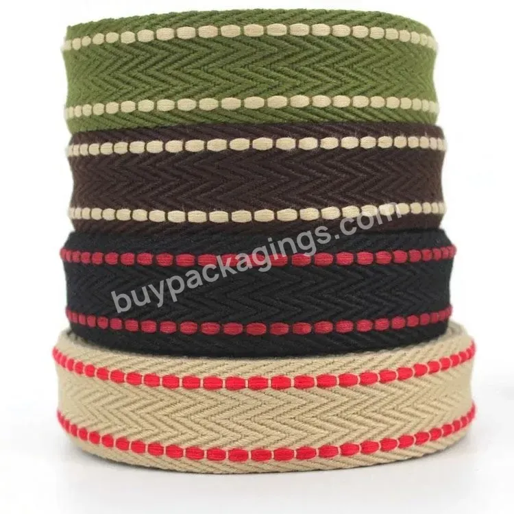 China Factory Wholesale Colorful Jacquard Woven Webbing 25mm - Buy Jacquard Woven Webbing,Polyester Webbing 25mm,Colorful Jacquard Webbing.