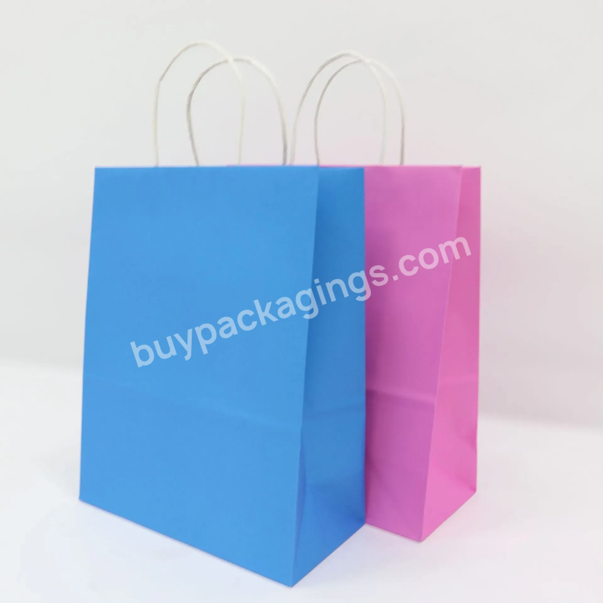 China Factory Wholesale Custom Printed Logo White Brown Kraft Gift Craft Shopping Paper Bag