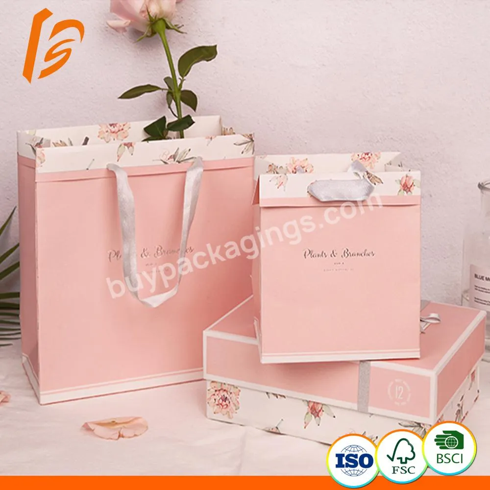 China Factory Wholesale Luxury Gift Shopping Paper Bags Custom Print Colorful Craft Paper Bag with Handle