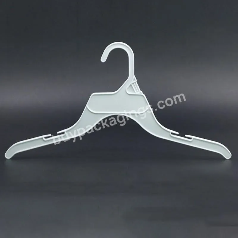 China Factory Wholesale Pp Plastic Clothing Hangers 15 Inch Recycle Friendly Cheap Plastic Clothing Hangers