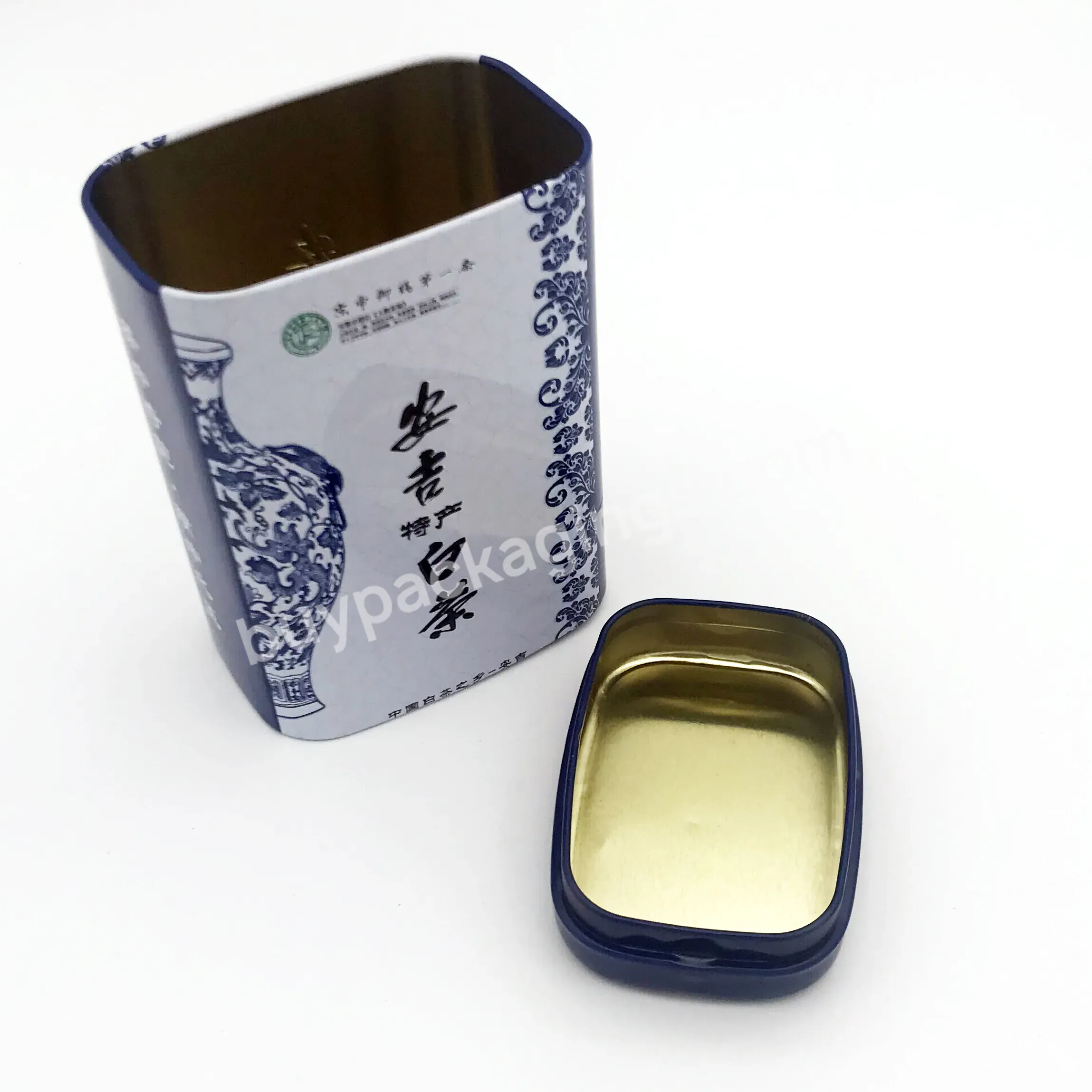 China Green Tea Packaging Metal Tea Tins