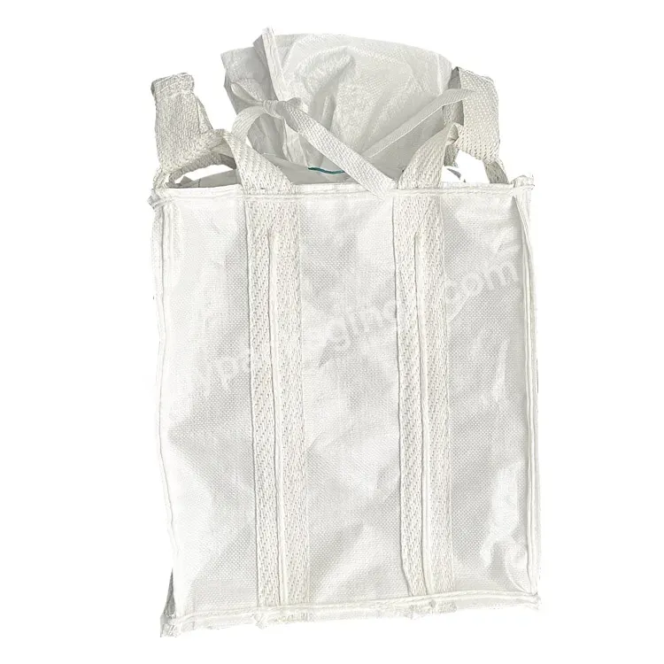 China Heavy-duty Builder's Bulk Bag White Outdoor Polypropylene Construction Trash Bag