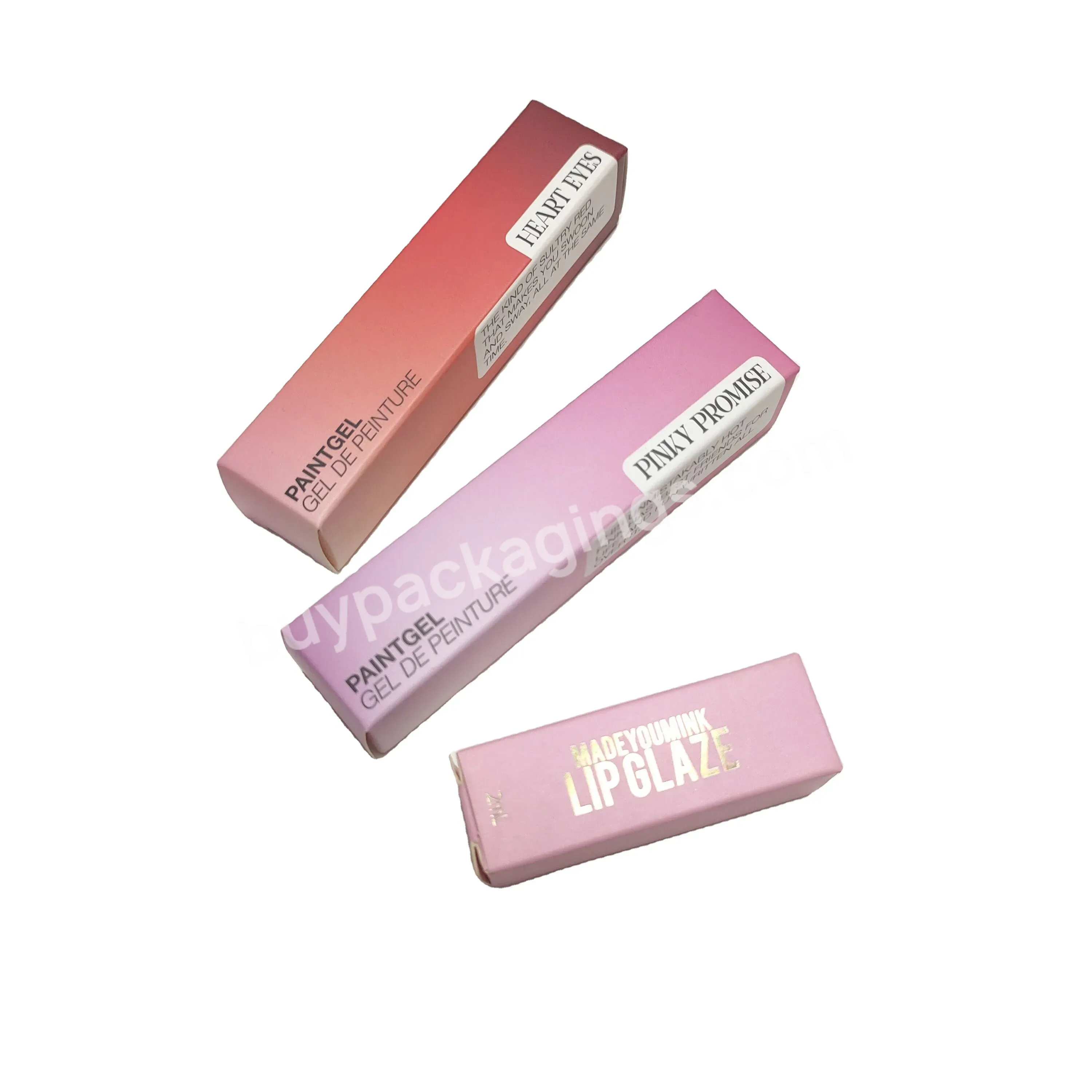 China High Quality Custom Logo Lip Gloss Packaging Box Cosmetic Boxes