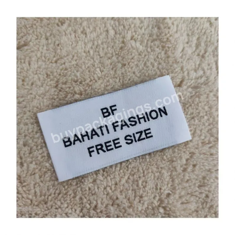 China Hot Sale Custom Clothing Shuttle Loom Woven Label