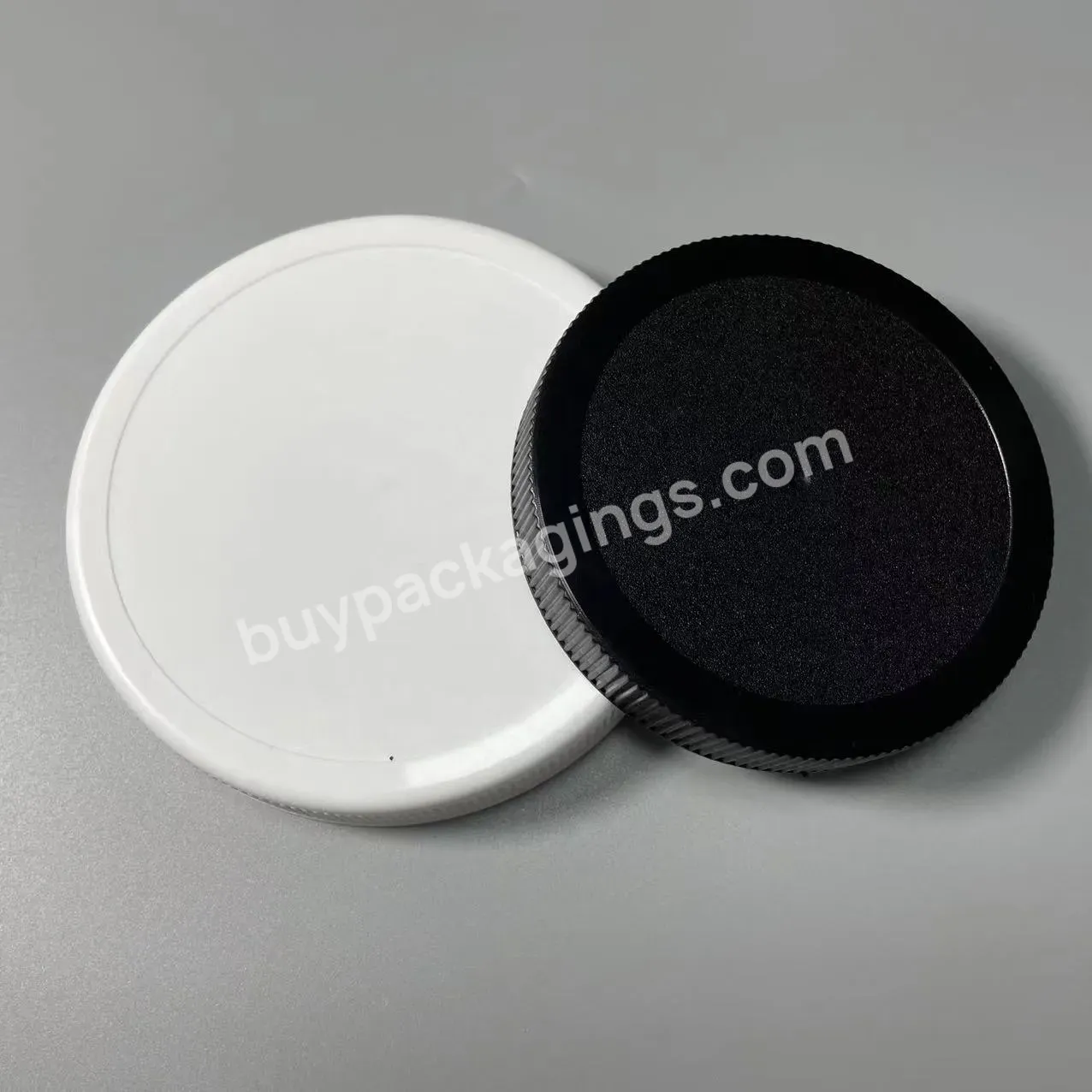 China Manufacture 70mm 89mm 110mm 120mm Food Grade Cosmetic Jars Plastic Screw Cover Plastic Screw Top Cap