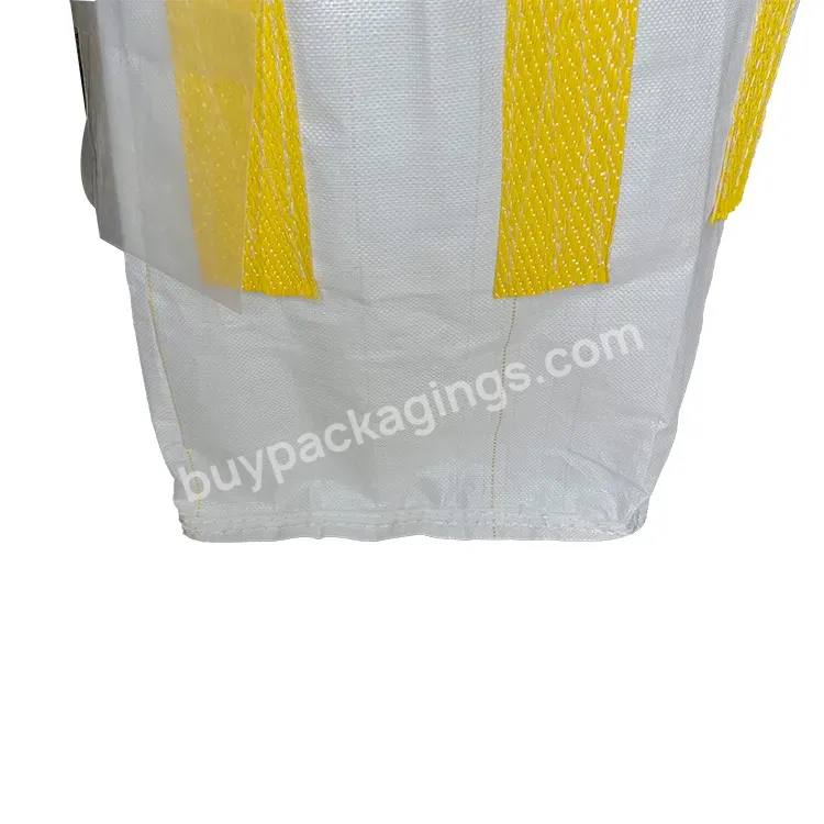 China Manufacture Container Fibc Big Bulk Packing Ton Bag Pp Jumbo Bags For Sand Construction Cement