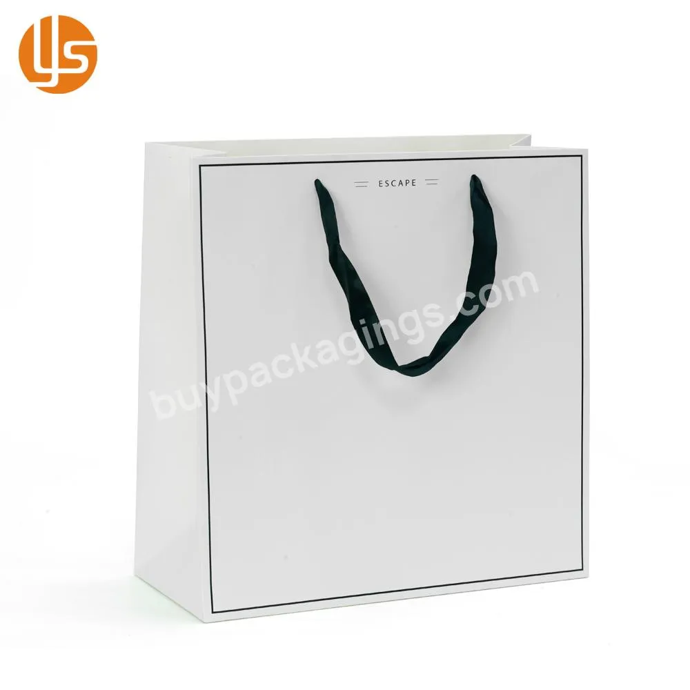 China Manufacture Wholesale Personalized Customized Jewelry Small Paper Gift Paper Bag Brand with Handles