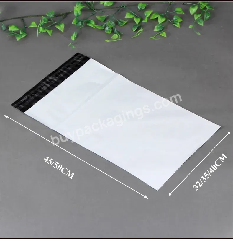 China Manufacturer Biodegradable Poly Bags White Small Medium Waterproof Packaging Bag Cheap Self Styled Shipping Bag