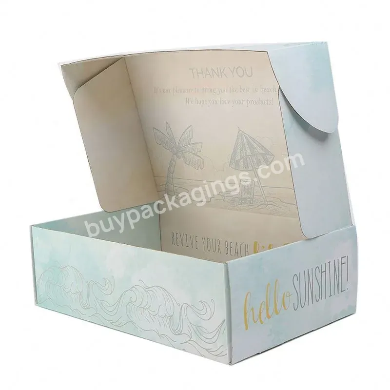 China Manufacturer Cardboard Luxury Chic Cute Custom Style Corrugated Paper Box Plants Nail Cosmetics Packaging Box