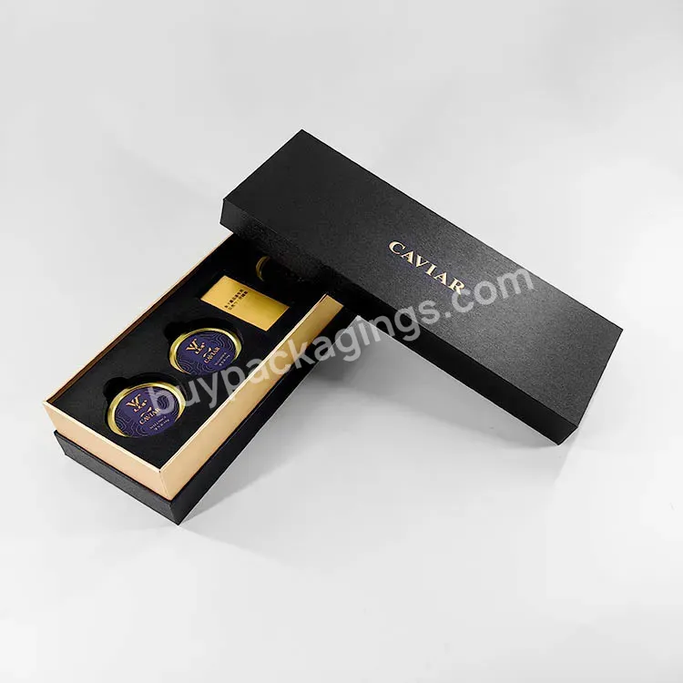 China Manufacturer Colorful Custom Fashion Unique Design Folding Box Caviar Gift Box