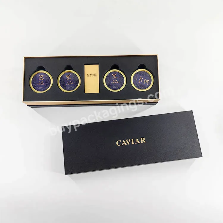 China Manufacturer Custom Brand Cheaper Folding Box Caviar Gift Box