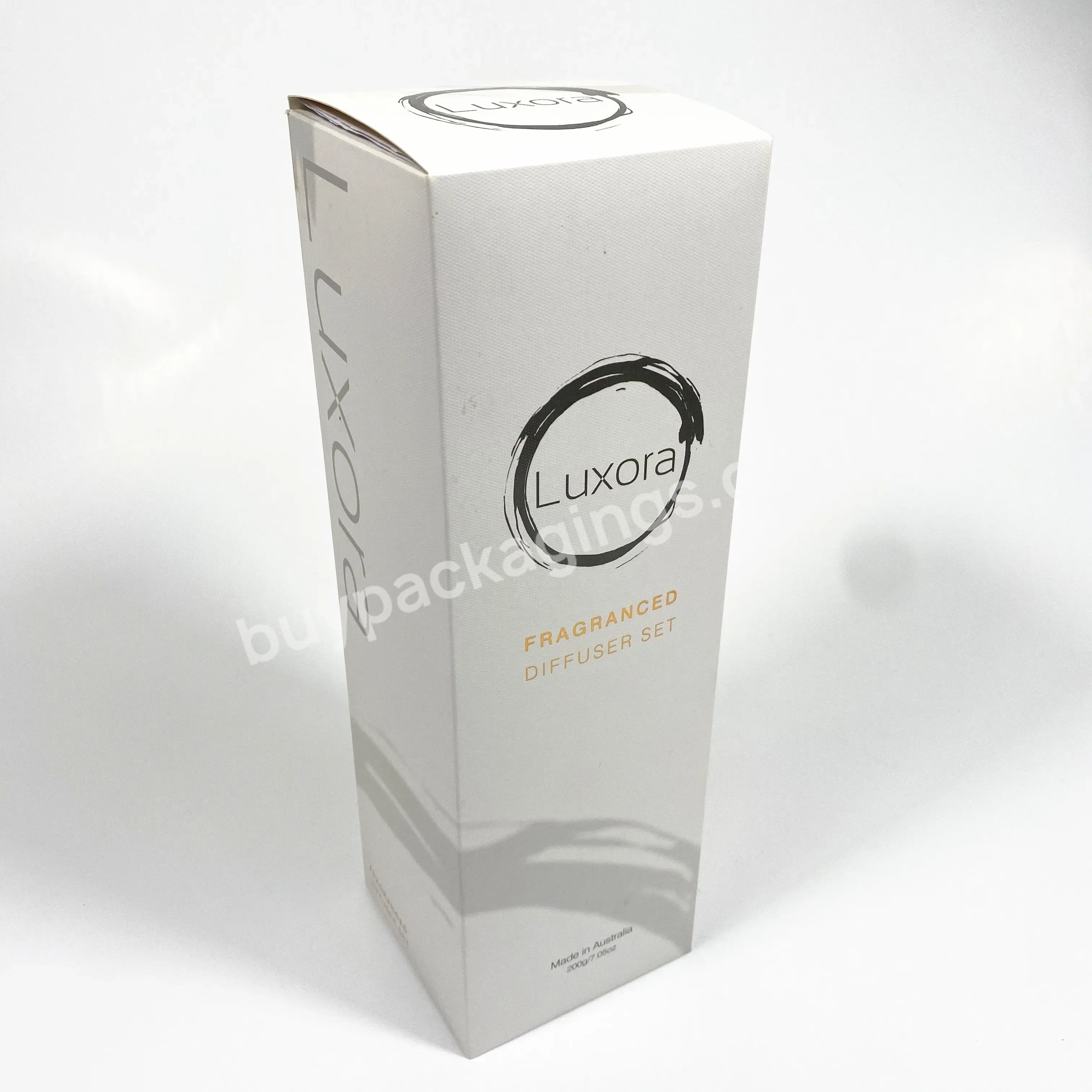 China Manufacturer Custom Luxury Reed Diffuser Gift Box Packaging