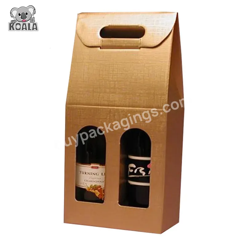 China Manufacturer Custom Printed Logo High Quality Champagne Alcohol Boxes