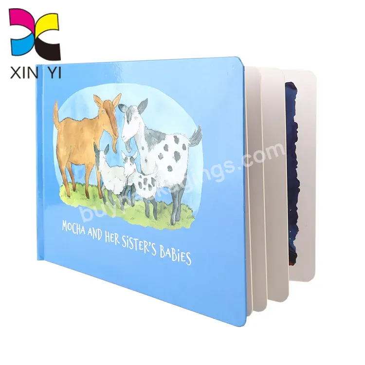 China Manufacturer Customized Design And Size Board Book Printing Kids Story Book