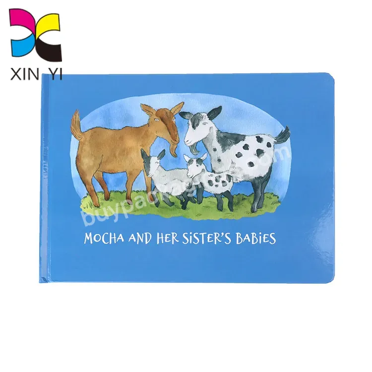 China Manufacturer Customized Design And Size Board Book Printing Kids Story Book