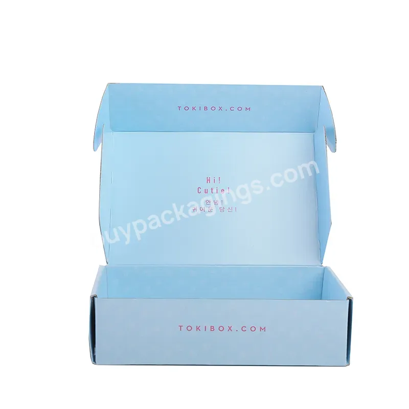 China Manufacturer Oem Custom Rigid Cardboard Luxury Lamination Corrugated Paper Box Clothing Cosmetics Packaging Carton Box