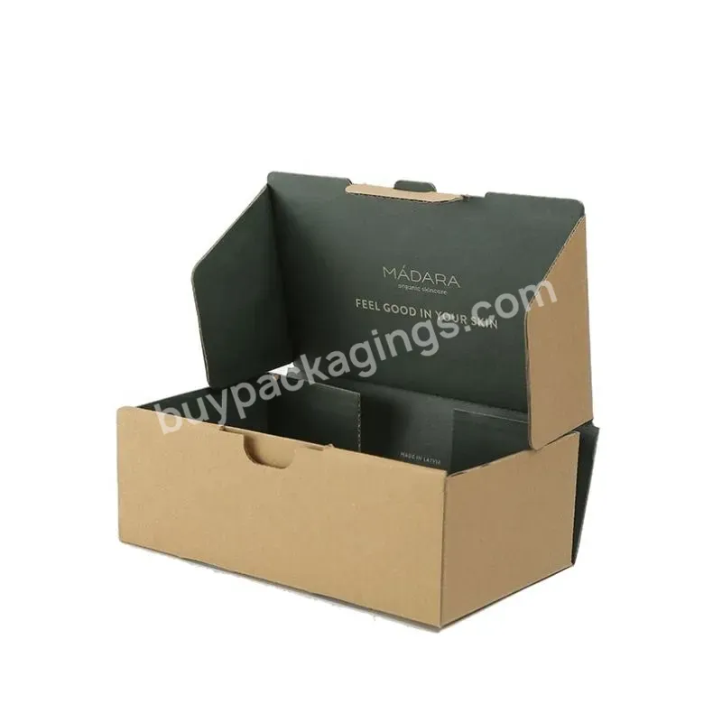 China Manufacturer Oem Factory Mailer Corrugated Clothing Wholesale Carton Makeup Cosmetic Paper Box Packaging