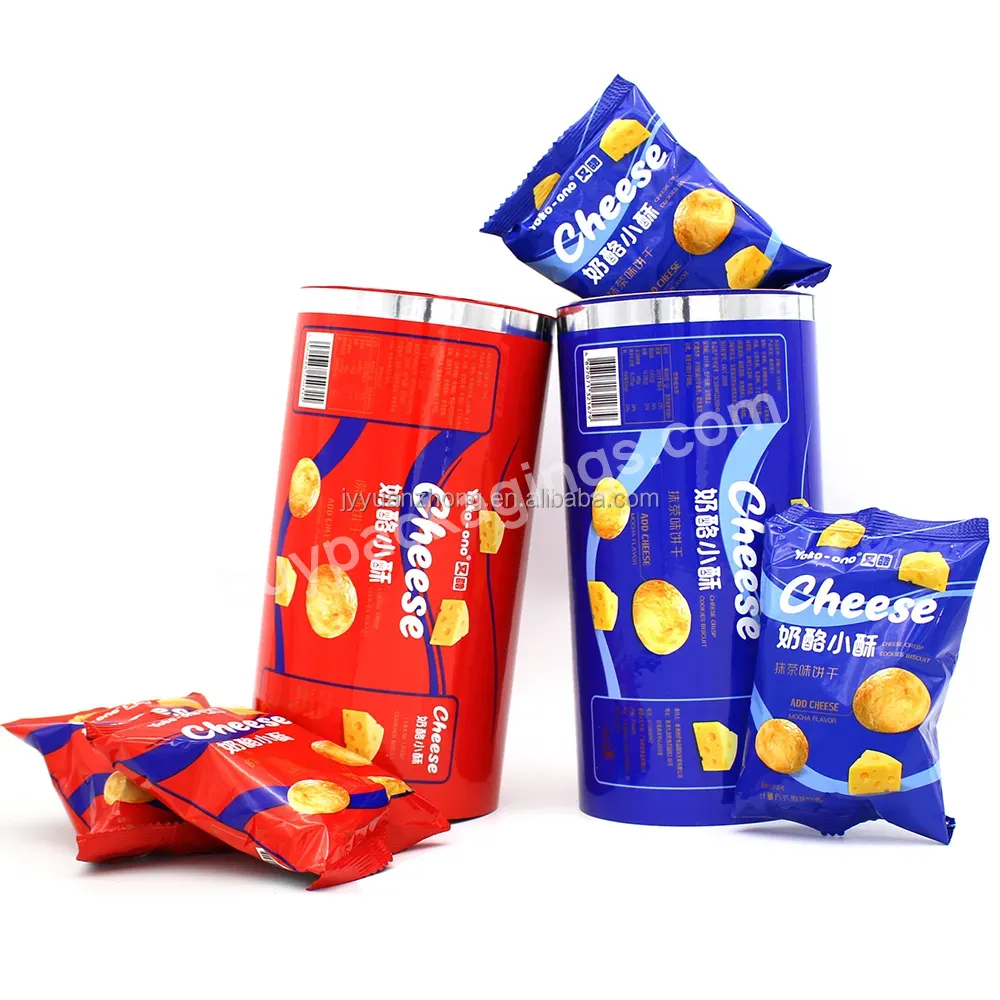 China Manufacturer Plastic Potato Chips Packaging Custom Snack Food Packaging Rolls Film With Aluminum Foil