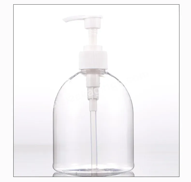 China Manufacturer Pump Bottles 500ml Empty Pet Plastic Sanitizer Packaging Spray Pump Bottle For Detergent