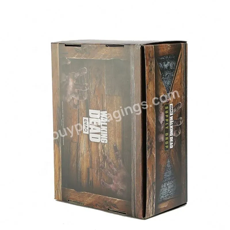 China Manufacturer Rigid Luxury Chic Cute Custom Style Corrugated Paper Box Plants Nail Cosmetics Packaging Carton Box