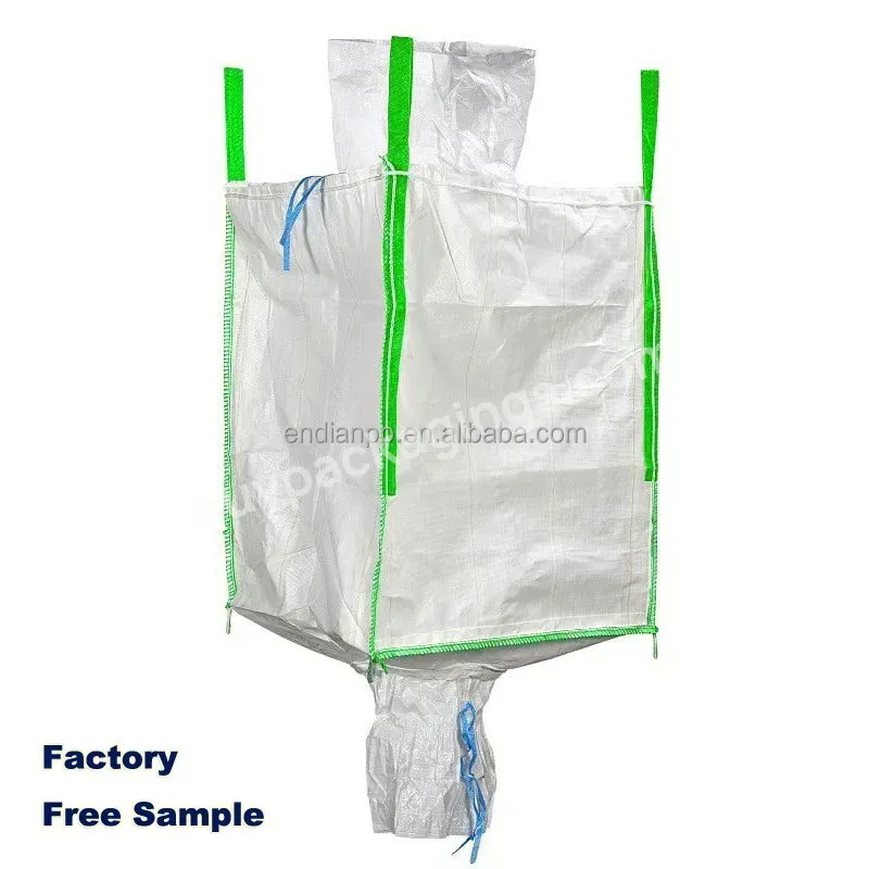 China Manufacturer White Vergin Pp 1 Ton /1.5 Ton Fibc Big Jumbo Bags