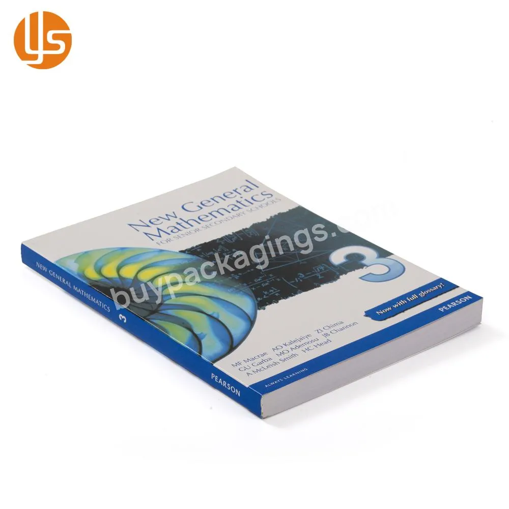 China Manufacturer Wholesale Cheap Custom Paperback College School Textbook Printing