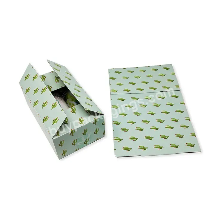 China Manufacturer Wholesale Recyclable Reusable Cardboard Paper Cactus Shipping Boxes Cactus Mailer Box