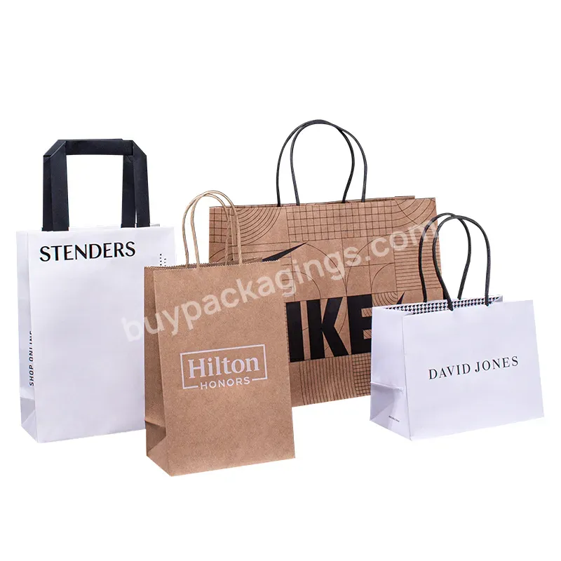 China Manufacturers Personalised Luxury Boutique Giftbag Packaging Custom Paper Thank You Gift Bags With Logo Print