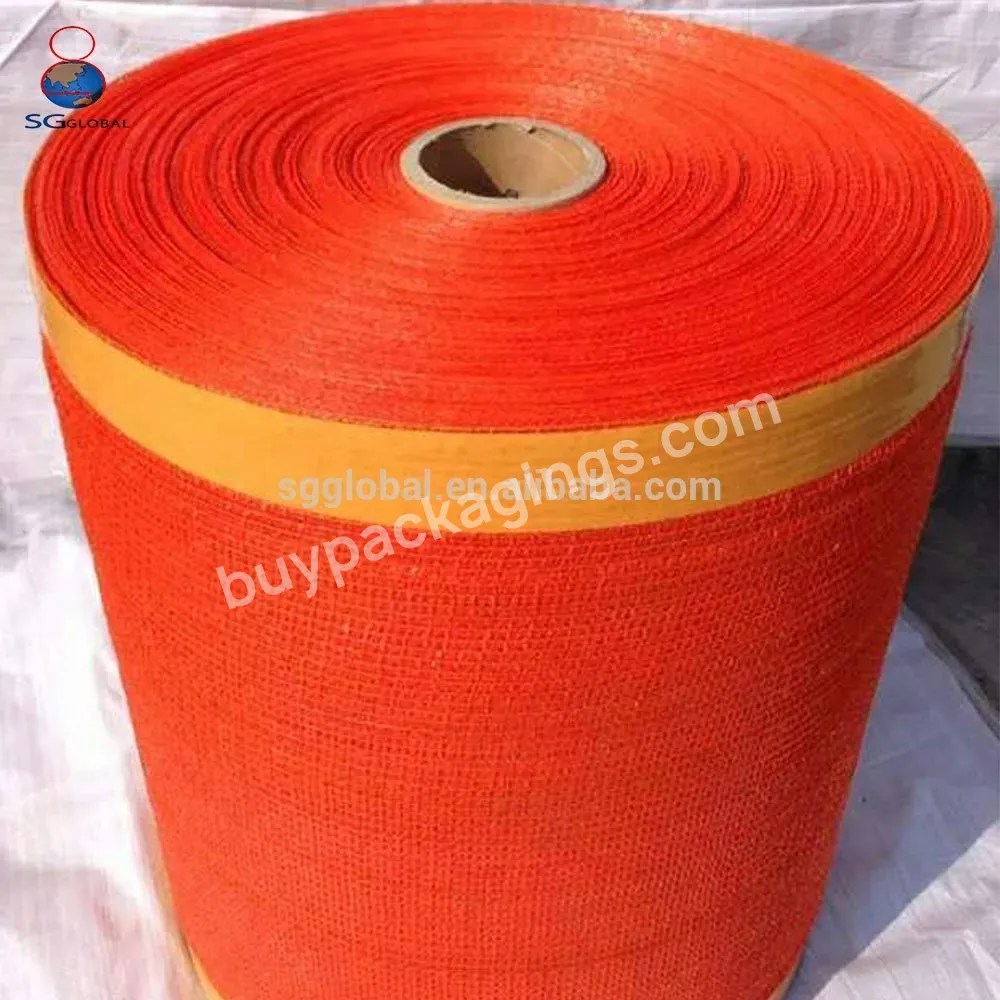 China Market Grs Ce Certified China Manufacturer Packing Vegetable Fruit Potato Onion Cabbage Mesh Bag Net Sack Fabric Roll