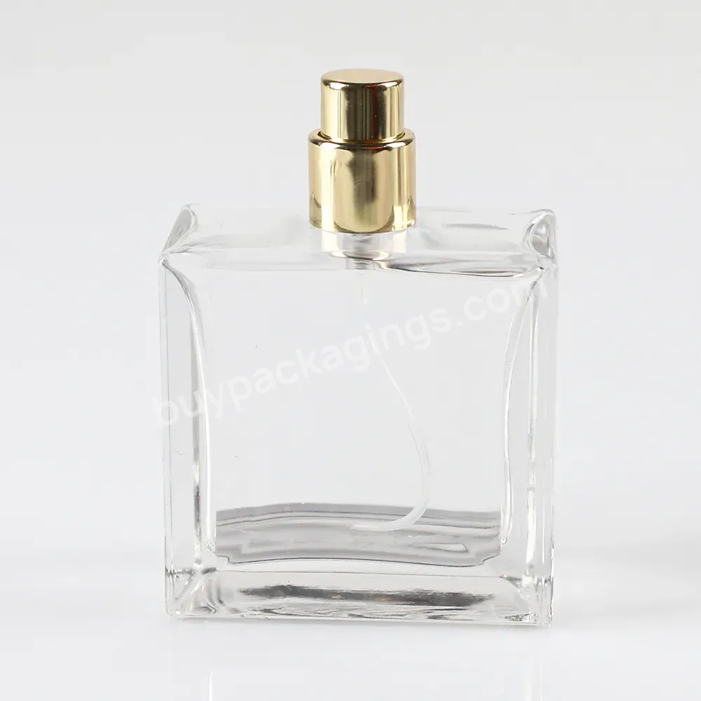 China Navulbare Luxe Parfum Verstuiver Brume Flacon Bouteille De 30ml 50ml 100ml Empty Parfum Bottles Glass Perfume Bottle