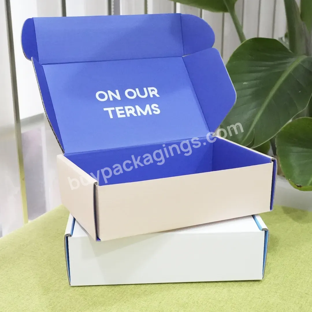 China Oem Custom High-quality Cardboard Luxury Lamination Corrugated Paper Box Plants Gift Cosmetics Packaging Carton Box