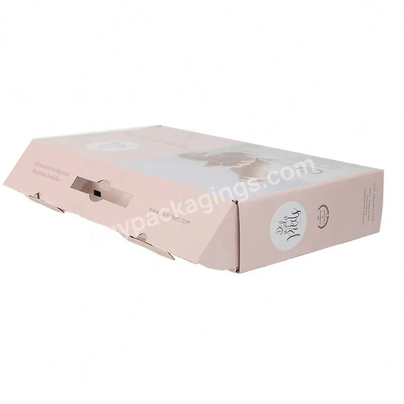 China Oem Custom High-quality Rigid Cardboard Glossy Lamination Corrugated Paper Box Hat Nail Cosmetics Packaging Carton Box