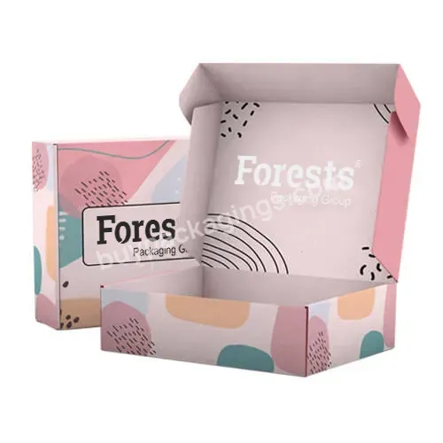 China Oem Custom High-quality Rigid Cardboard Glossy Lamination Corrugated Paper Box Nails Gift Cosmetics Packaging Carton Box