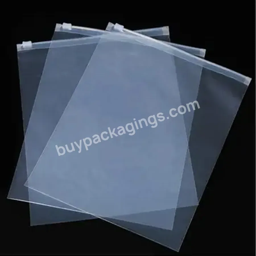 China Original Manufacturer Wholesale Clear Packaging Bag Transparent Garment Zipper Bags