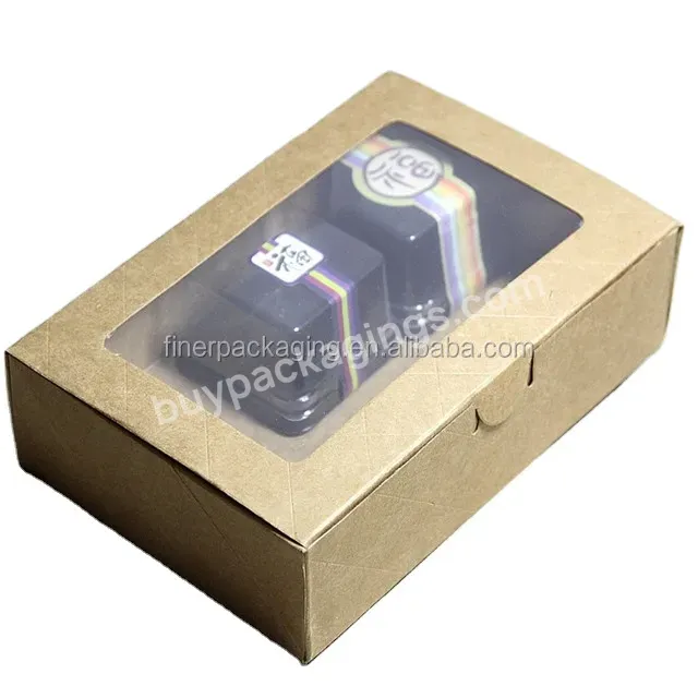China Pet Clear Window Printed Recycled Paper Box