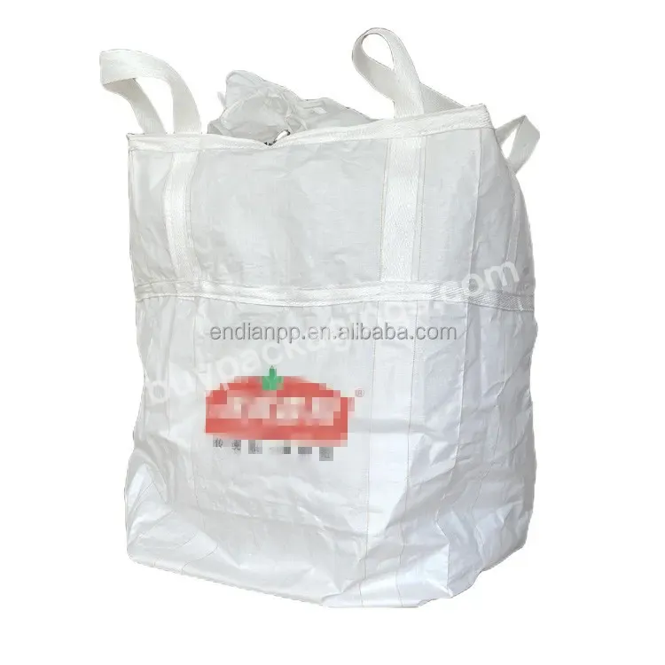 China Polypropylene Pp Empty 1 Ton / 2 Ton Anti-uv Super Sack Fibc Big Jumbo Bag