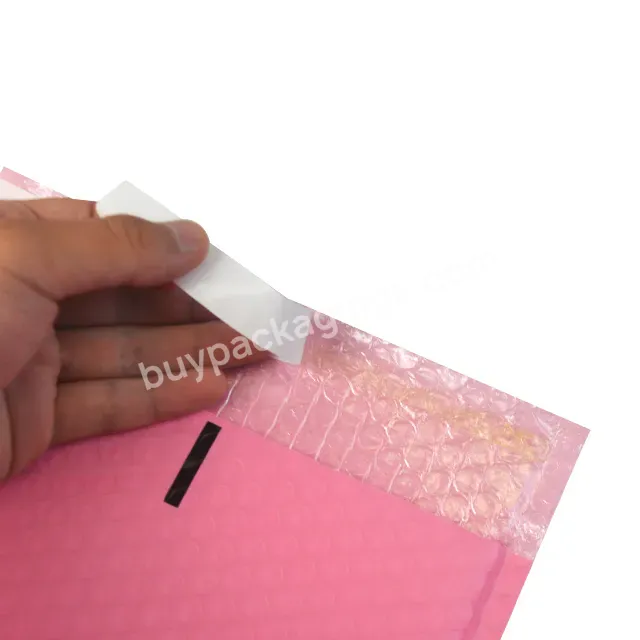 China Popular And Practical Eco Friendly Pink Mailing Strong Mail Bubble Bags