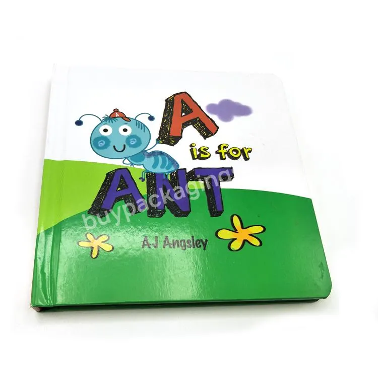 China printer customize hardcover children picture matte paper child cardboard book printing