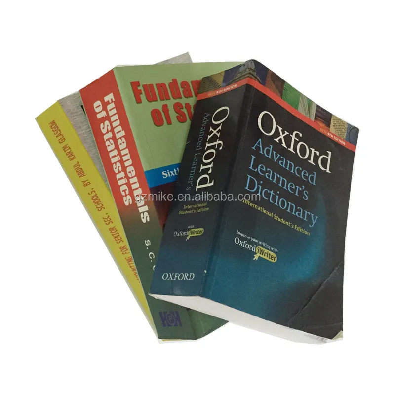 China printer offset binding paperback dictionaries printing