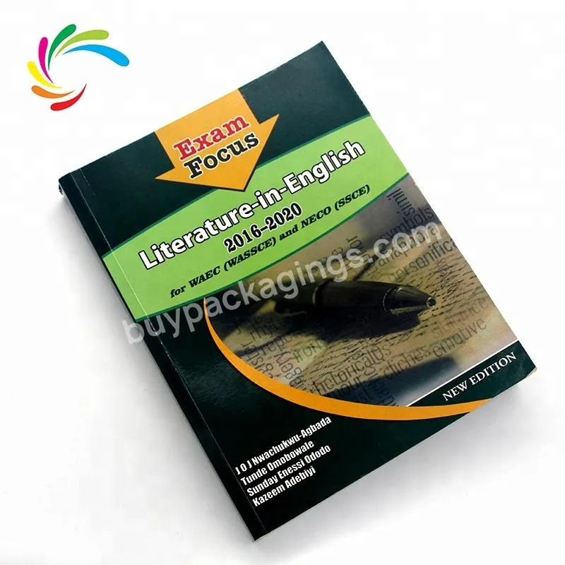 China Publishing Factory Custom University Literature Book in English