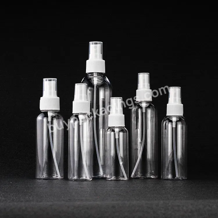 China Spray Bottle 100ml 20/410 Transparent Empty Hand Sanitizer Plastic Bottles Fine Mist Spray Bottle