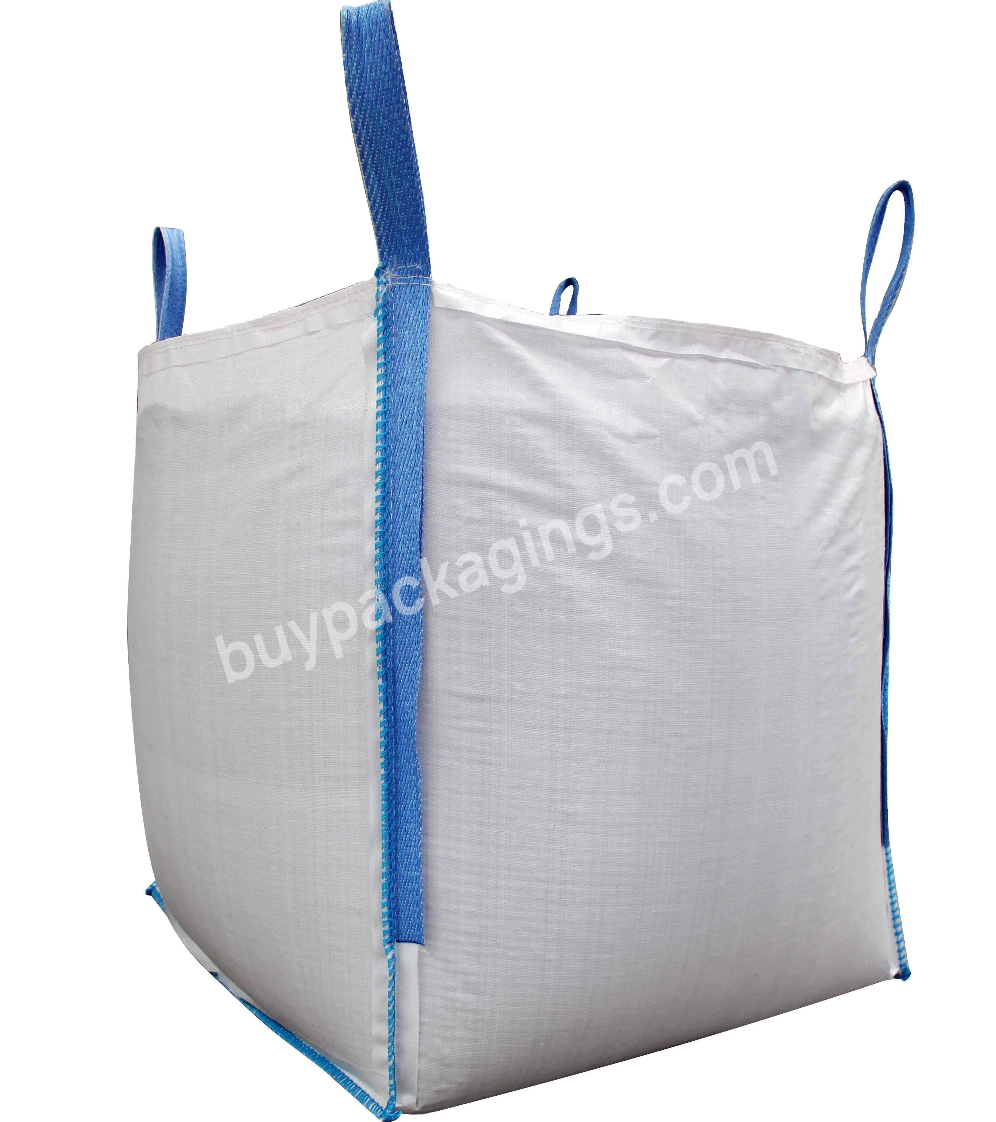 China Supplier 100% Sand Bag 500kg 1000kg Super Sack Four Loop Bags Jumbo Bags Manufacturers